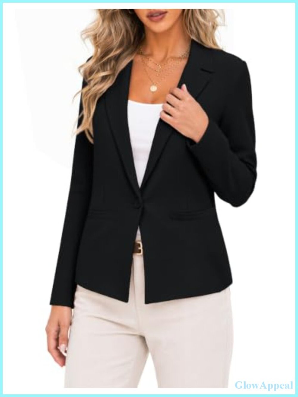 Women's Sweater Blazer Business Casual Knit Suit Jacket Slim Fit